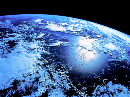 earth from space photos. A view of Earth from space.