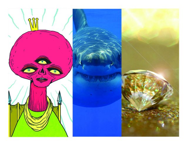 Alien sex, shark week, and how to build a diamond
