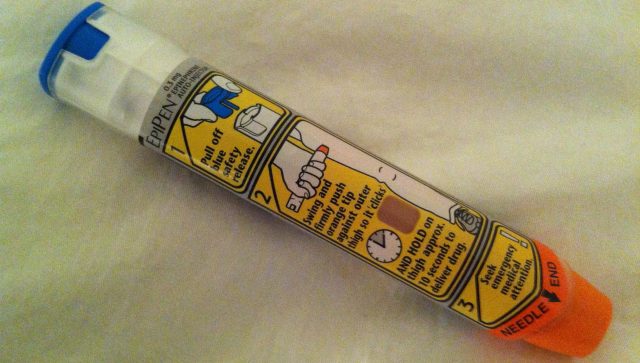 Why is Epinephrine used during an allergic reaction?