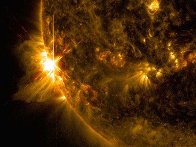 SNAPSHOT: A succession of solar flares
