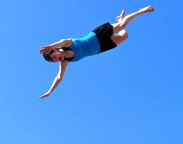 The squirrel-saving stuntwoman