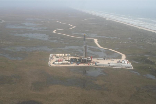Mountains, prairies ... and oil wells