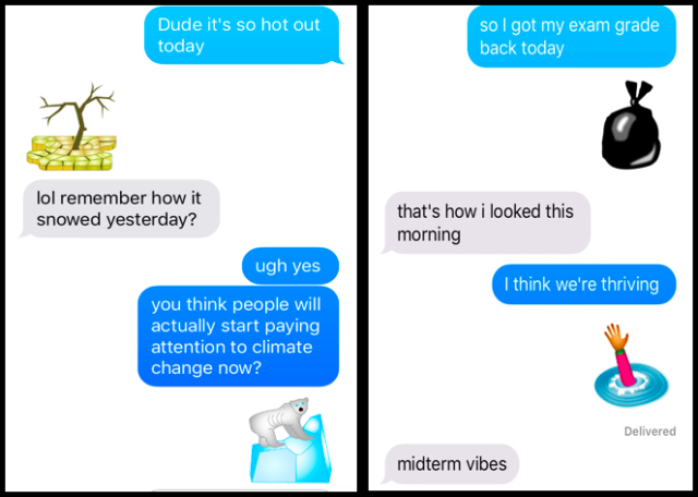 Climate change emojis could help save the planet
