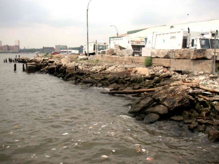 <b>Don't forget your towel!</b> [Proposed beach site at Pier 52. CREDIT: MELISSA MAHONY]