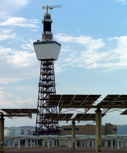 Solar energy tower [CREDIT: WIKIPEDIA]