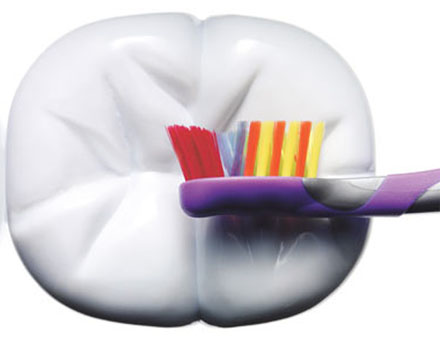 Is brushing the only way to protect against cavities? [CREDIT: COOKIE MAGAZINE]