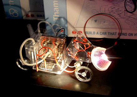 A Fuel Cell car by Thames and Kosmos -- get the kids ready. [CREDIT: BEN LEACH]