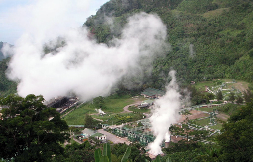 Palinpinon Geothermal power plant in Valencia, Negros Oriental, Philippines. [CREDIT: WIKIPEDIA].