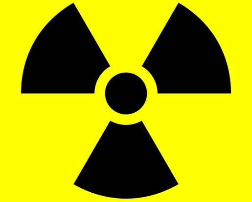 The radiation warning symbol. [Credit: Wikipedia]