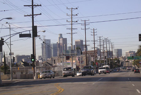 The City of Angels, an unsuspecting recipient of environmental accolades. <br> [credit: Christopher Intagliata]