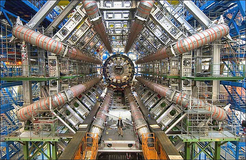 The LHC is out of commission while one damaged section warms up for repairs. <br> [Credit: CERN]