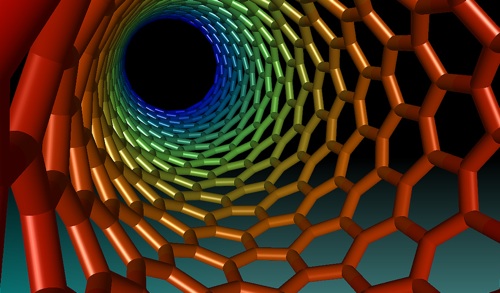By testing nanomaterials like this carbon nanotube, researchers hope to stave off environmental catastrophes.  [Credit: Goeff Hutchinson, flickr.com]