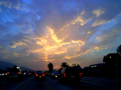 California may soon set tighter auto emissions standards than exist nationally, perhaps heralding a greener future for the auto industry. [credit mujitra, flickr.com]