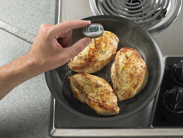 Why risk salmonella when you can buy this $12 meat thermometer instead?