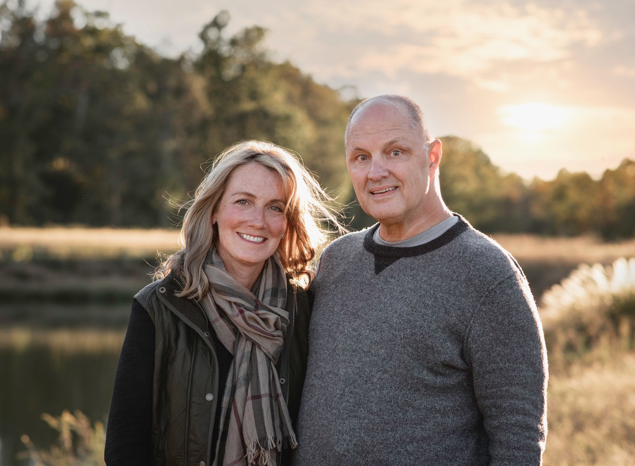 Jeff Sarnacki and his wife Juliet in November 2019, a year after Jeff was diagnosed with ALS. [Credit: Theresa Marlowe of Alfheim Photography]