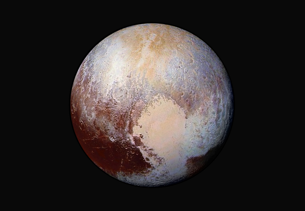 A lovely picture of Pluto from New Horizons