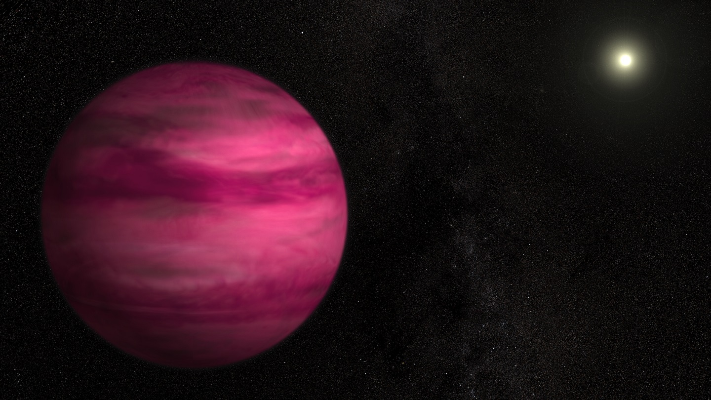 An artist's illustration of GJ 504b exoplanet
