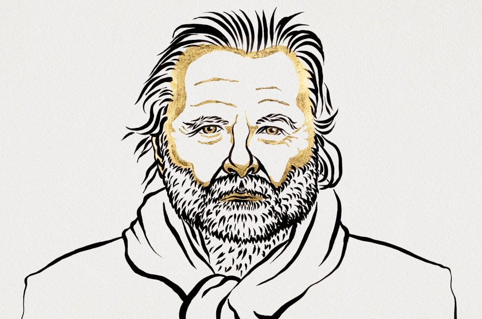 Illustration of Jon Fosse, the 2023 Nobel Prize in Literature winner